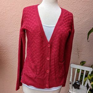 Aeropostale button front sweater    SZ SP